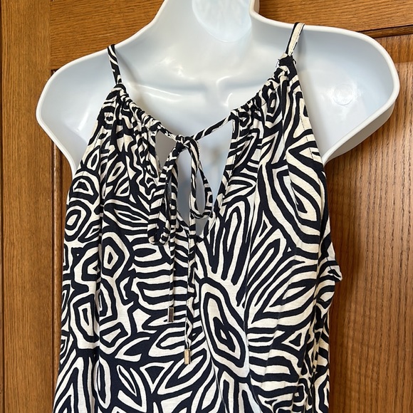 Banana Republic Navy and white Tie back Tank Top - Picture 5 of 7